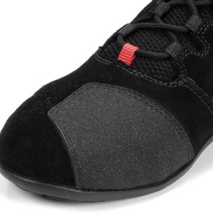 Botas moto corta deportiva Rainers negro-rojo